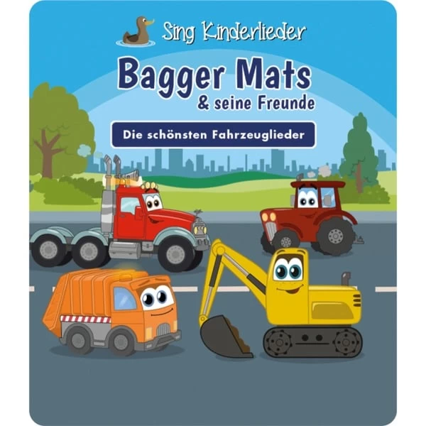 Tonies Sing Kinderlieder - Bagger Mats & Seine Freunde: Die Schönsten Fahrzeuglieder, Spielfigur 4 Tonies Sing Kinderlieder - Bagger Mats & Seine Freunde: Die Schönsten Fahrzeuglieder, Spielfigur – Bild 4