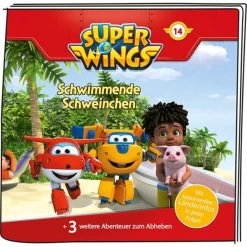 Tonies Super Wings - Schwimmende Schweinchen, Spielfigur -Günstiges HörSpaß Geschäft Tonies Super Wings Schwimmende Schweinchen Spielfigur@@1733649 2