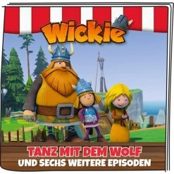 Tonies Wickie - Tanz Mit Dem Wolf, Spielfigur -Günstiges HörSpaß Geschäft Tonies Wickie Tanz mit dem Wolf Spielfigur@@1se2tt1u 2